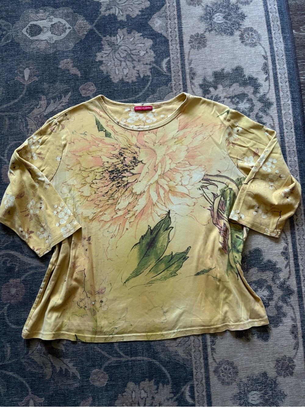 Y2K euro grunge 100% cotton top